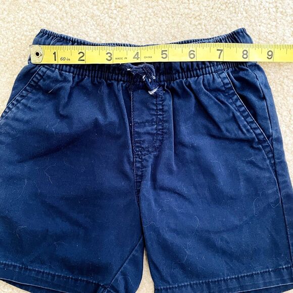 Cat & Jack Baby Boys Blue Shorts 4 Pockets Elastic Waist Drawstring Size 18m - Picture 3 of 5